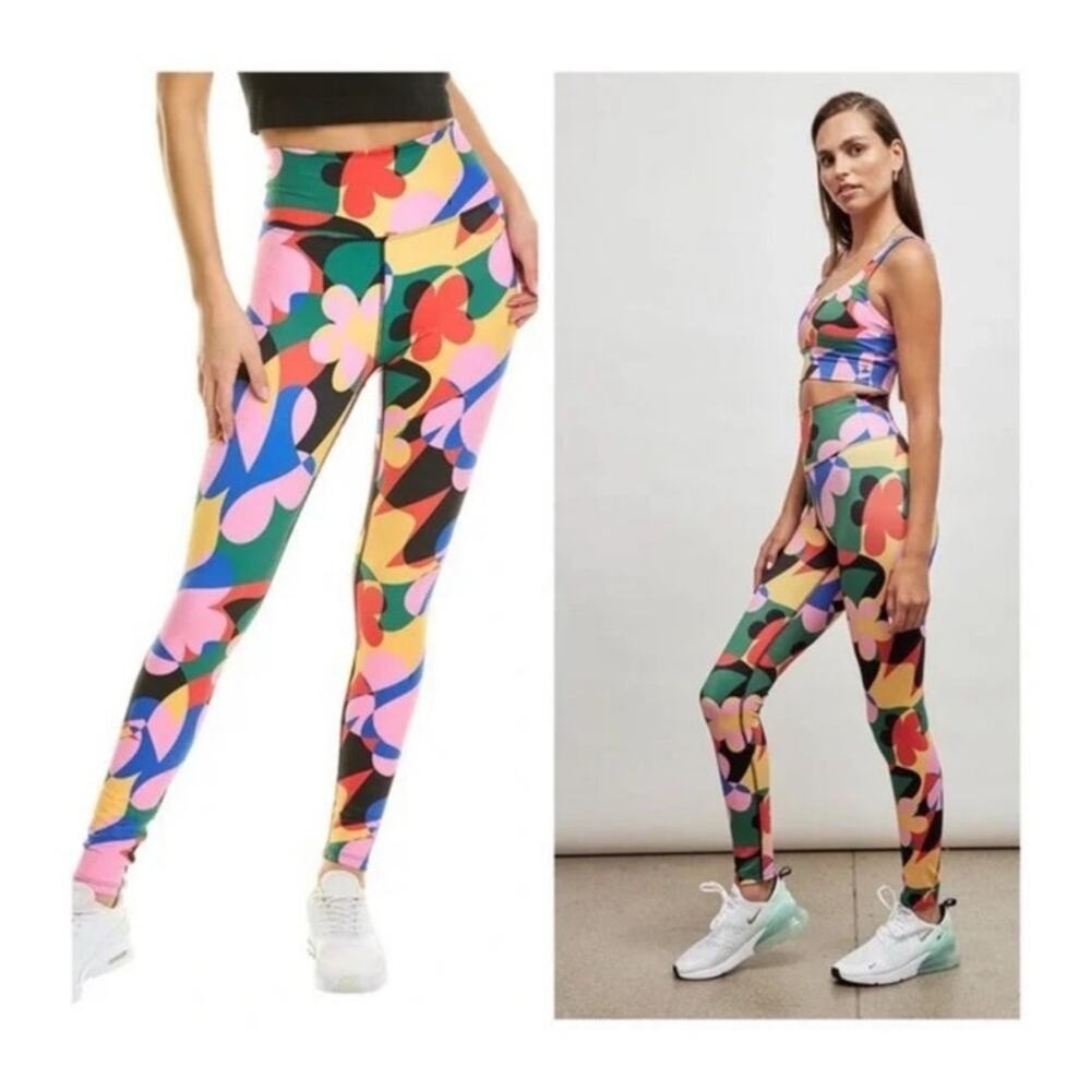 Beach Riot Piper Legging in Preppy Geo Floral size XL